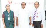 Honorable Member of the Legislative Assembly KeralaPC George visits Gulf Medical University